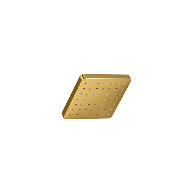 KOHLER K-24805-G-2MB Parallel Single-Function Showerhead, 1.75 Gpm In Vibrant Brushed Moderne Brass