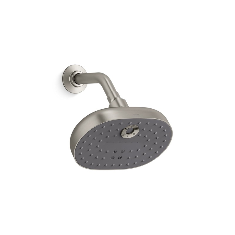 KOHLER K-26290-G-BN Statement Three-Function Showerhead, 1.75 Gpm In Vibrant Brushed Nickel