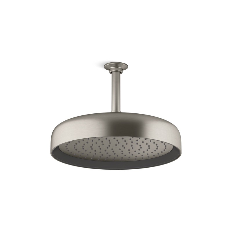 KOHLER K-26291-BN Statement Round 12" Single-Function Rainhead, 2.5 Gpm In Vibrant Brushed Nickel
