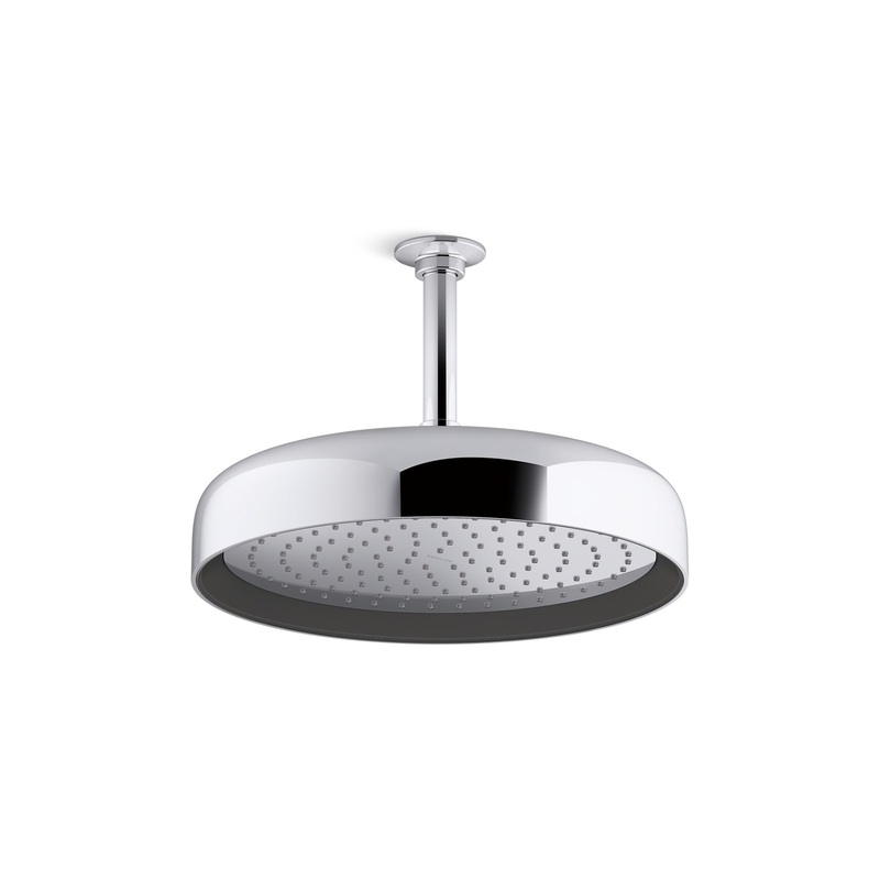 KOHLER K-26291-CP Statement Round 12" Single-Function Rainhead, 2.5 Gpm In Polished Chrome