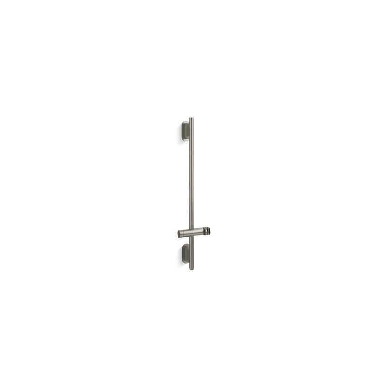 KOHLER K-26314-BN Statement 31-1/2" Deluxe Slidebar With Integrated Water Supply In Vibrant Brushed Nickel