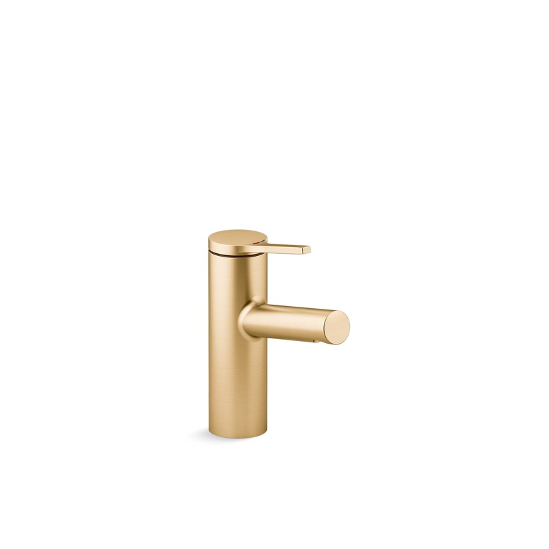 KOHLER K-99492-4-2MB Elate Single-Handle Bathroom Sink Faucet, 0.5 Gpm In Vibrant Brushed Moderne Brass