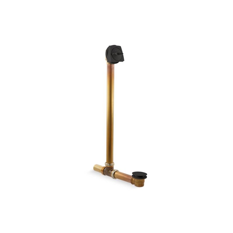 KOHLER Clearflo K-7166-AF-BL Matte Black 1-1/2" adjustable pop-up drain