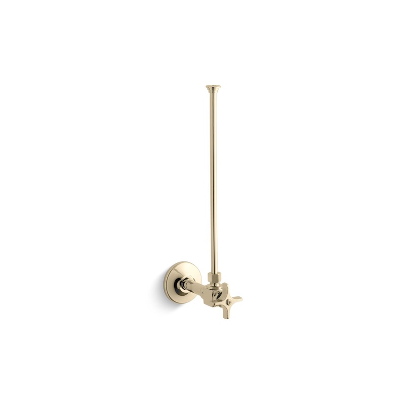 KOHLER K-7637-AF 3/8" Npt Angle Supply With Stop And Annealed Vertical Tube In Vibrant French Gold