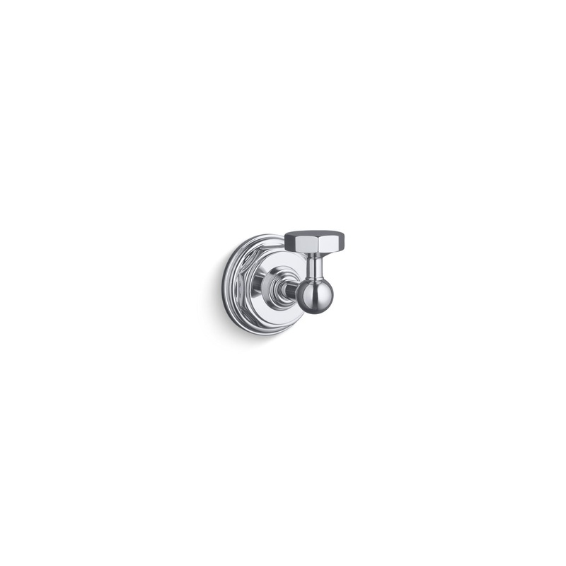 KOHLER K-13113-CP Pinstripe Robe Hook In Polished Chrome