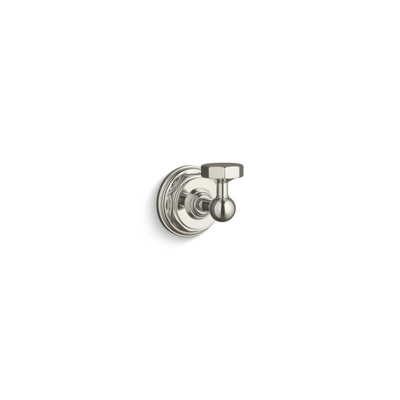 KOHLER K-13113-SN Pinstripe Robe Hook In Vibrant Polished Nickel