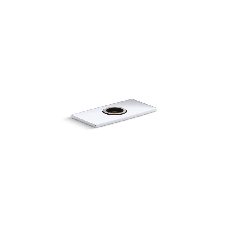 KOHLER K-13478-B-CP 4" Escutcheon Plate For Insight And Kinesis Faucet In Polished Chrome