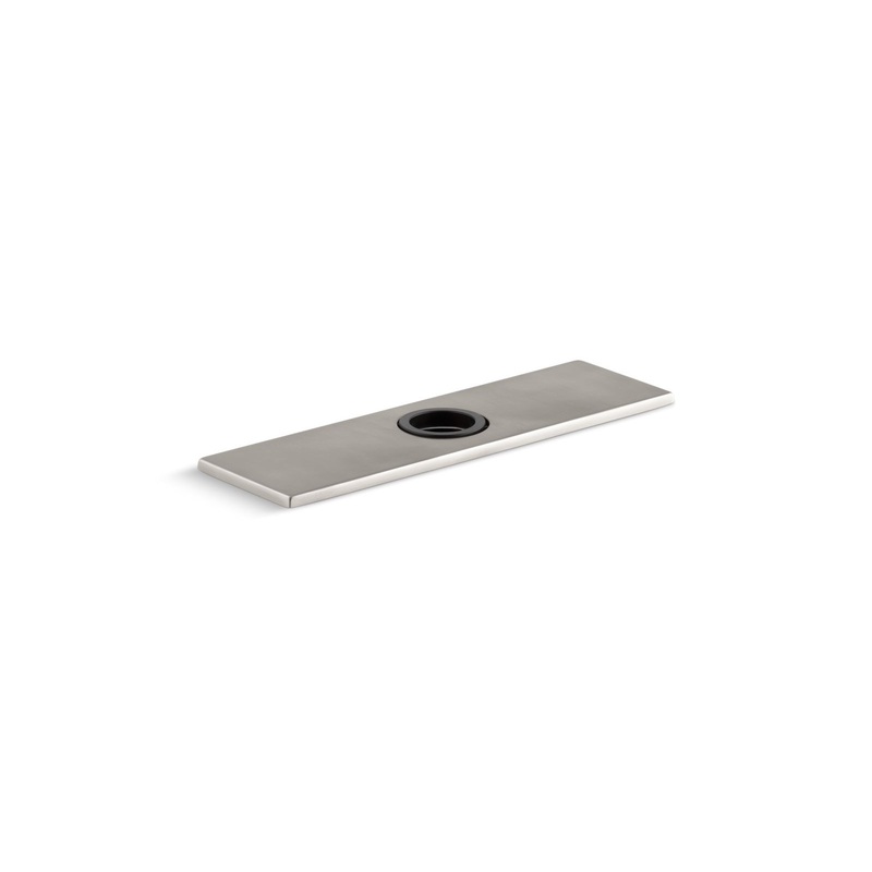 KOHLER K-13479-B-VS 8" Escutcheon Plate For Insight And Kinesis Faucet In Vibrant Stainless