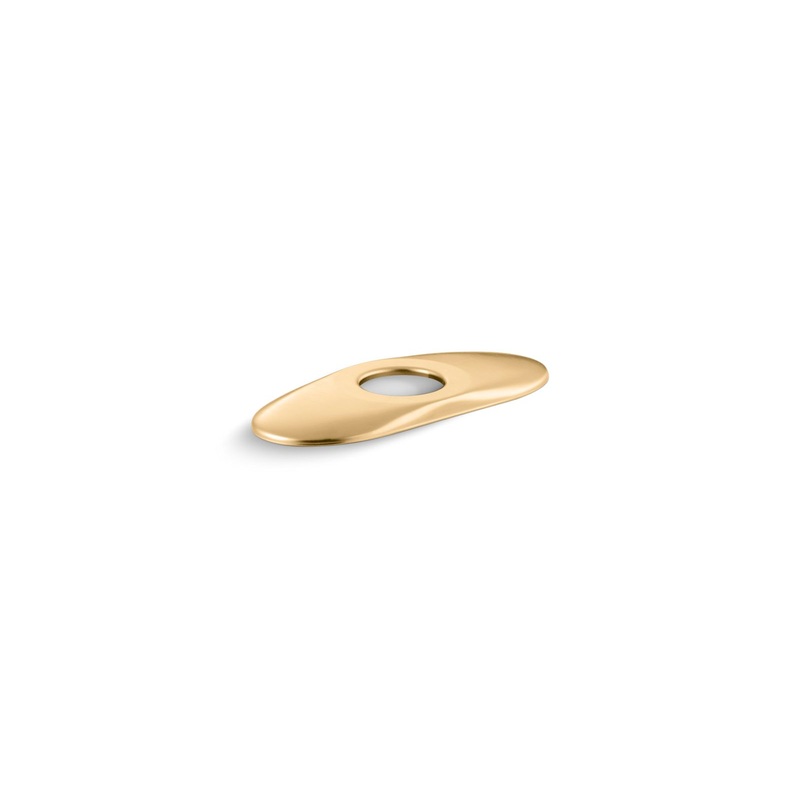 KOHLER K-14531-2MB Escutcheon Plate, 6" In Vibrant Brushed Moderne Brass