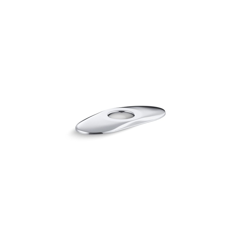 KOHLER K-14531-CP Escutcheon Plate, 6" In Polished Chrome