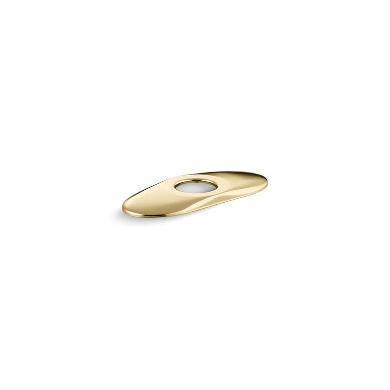 KOHLER K-14531-PB Escutcheon Plate, 6" In Vibrant Polished Brass