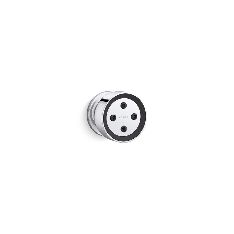 KOHLER K-26299-CP Statement Round Single-Function Body Spray, 2.5 Gpm In Polished Chrome