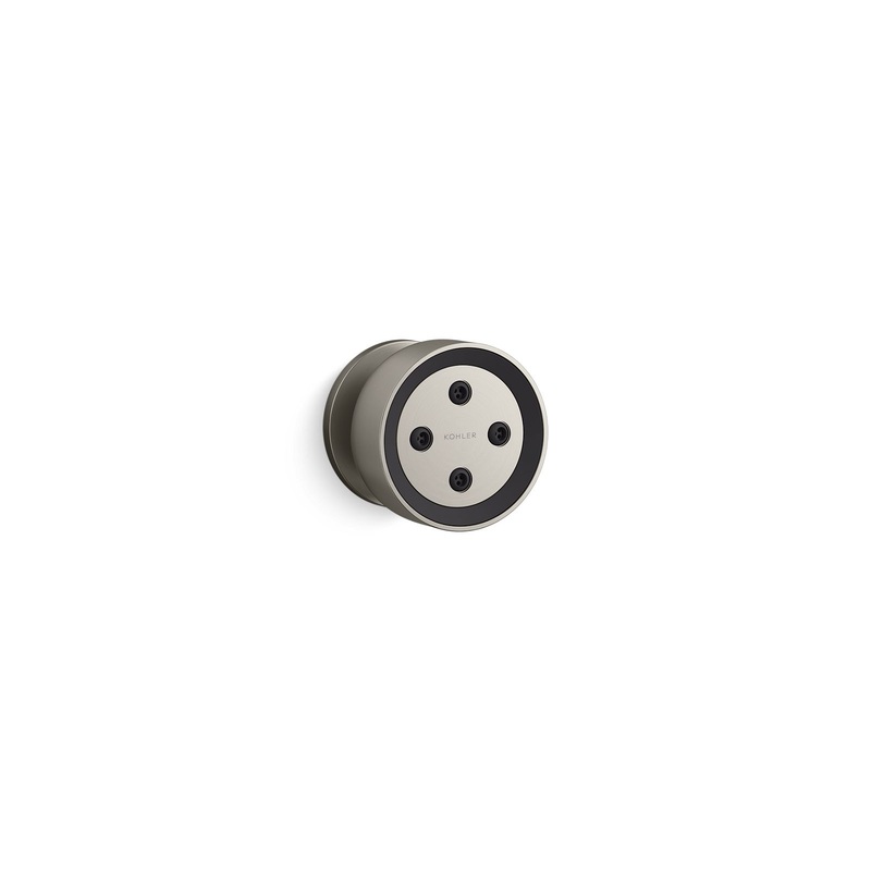KOHLER K-26299-G-BN Statement Round Single-Function Body Spray, 1.75 Gpm In Vibrant Brushed Nickel