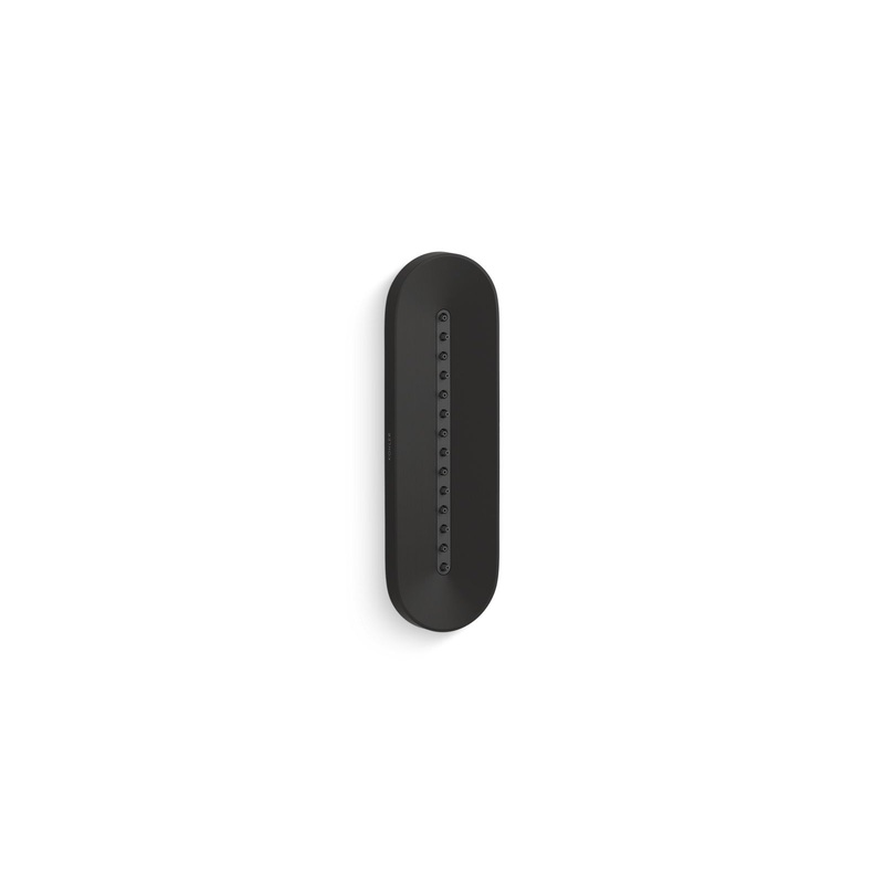 KOHLER K-26300-G-BL Statement Oblong Vichy Single-Function Body Spray, 1.75 Gpm In Matte Black