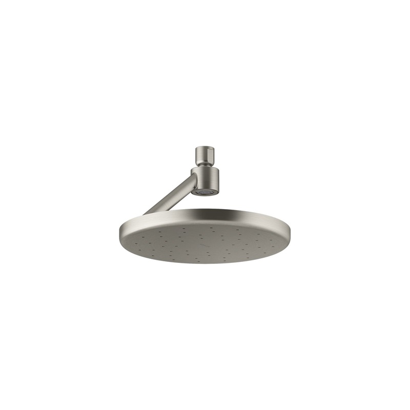 KOHLER K-26301-G-BN Statement Open Rain Iconic Round 9" Single-Function Rainhead, 1.75 Gpm In Vibrant Brushed Nickel