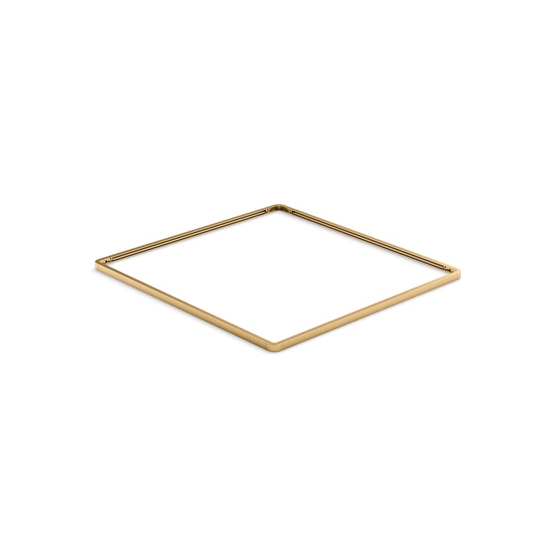 KOHLER K-31111-2MB Real Rain Overhead Panel Trim In Vibrant Brushed Moderne Brass