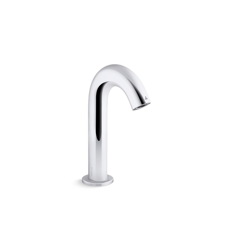 KOHLER K-103B77-SANA-CP Oblo Touchless Faucet With Kinesis Sensor Technology And Temperature Mixer, Ac-Powered In Polished Chrome