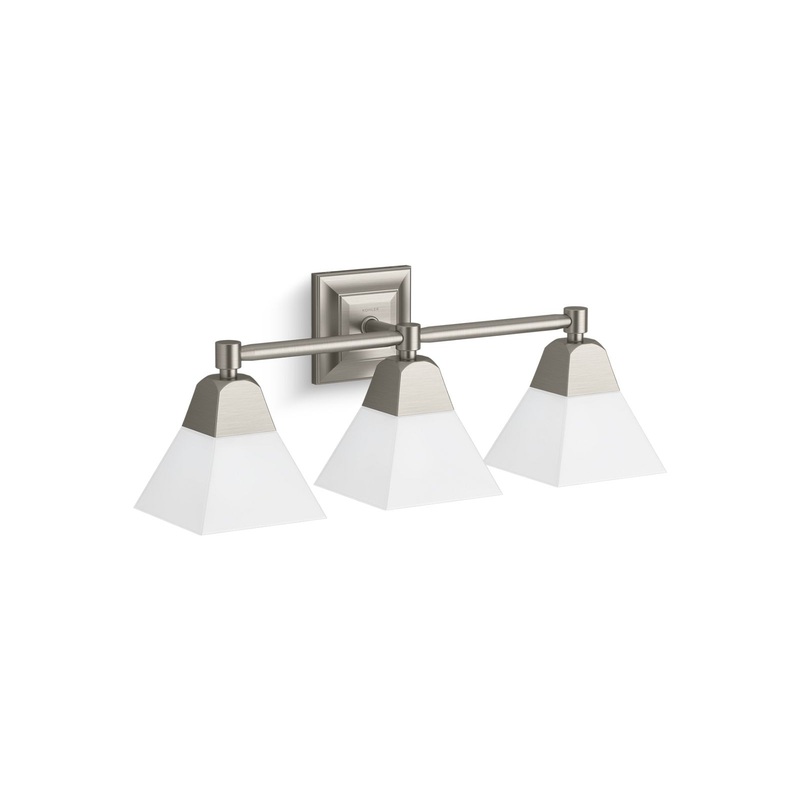KOHLER K-23688-BA03-BNL Memoirs Three-Light Sconce In Brushed Nickel