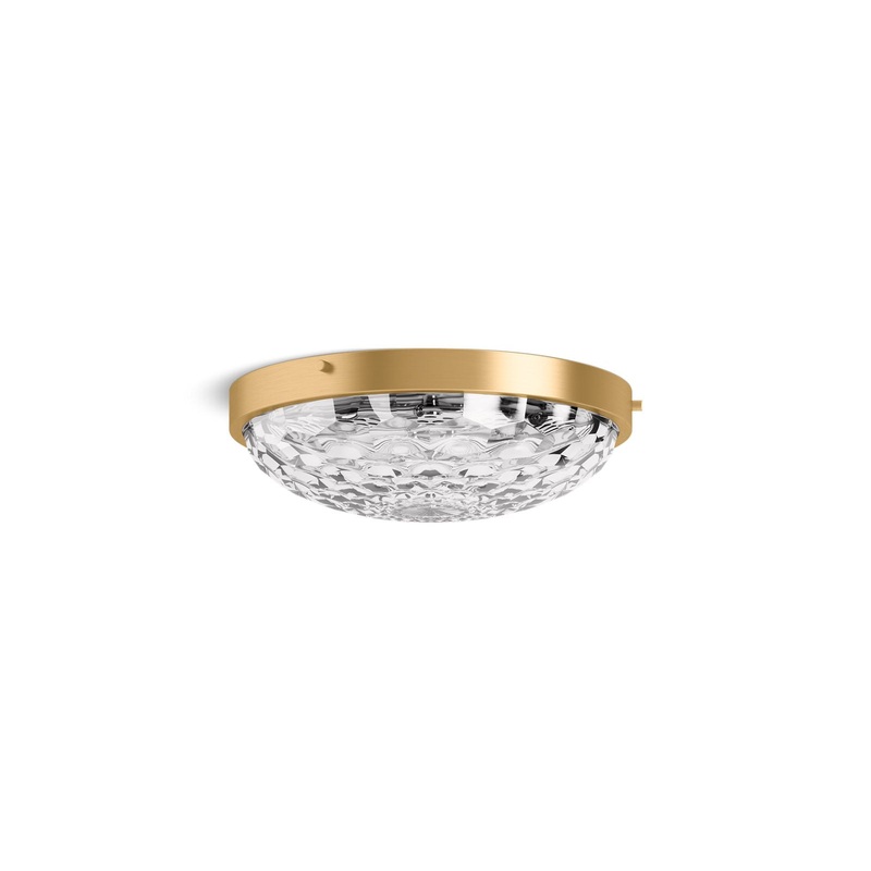 KOHLER K-29373-FM03B-2GL Arendela 15" Flush-Mount In Brushed Moderne Brass