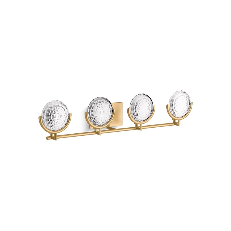 KOHLER K-29378-SC04B-2GL Arendela Four-Light Sconce In Brushed Moderne Brass