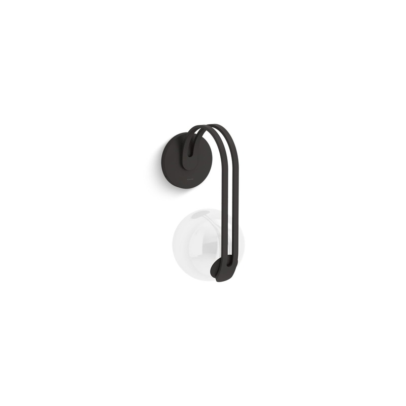KOHLER K-32376-SC01-BLL Kraga One-Light Sconce In Matte Black