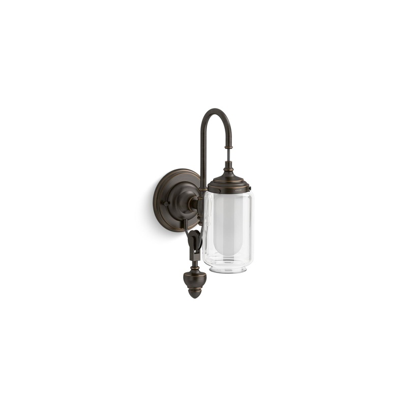 KOHLER K-72581-BZL Artifacts One-Light Adjustable Sconce In Oil-Rubbed Bronze