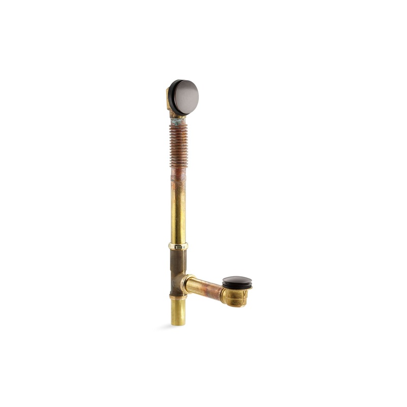 KOHLER K-7259-2BZ Clearflo Brass Toe Tap Bath Drain In Oil-Rubbed Bronze