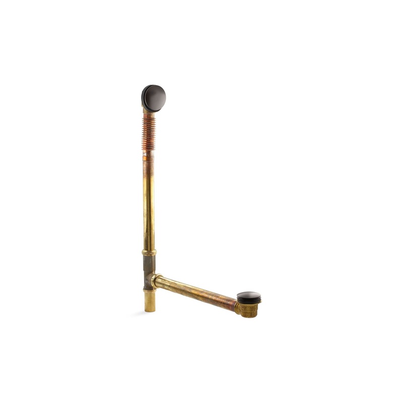 KOHLER K-7265-2BZ Clearflo Brass Toe Tap Bath Drain In Oil-Rubbed Bronze