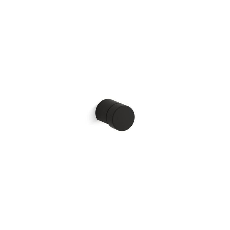 KOHLER K-73155-BL Composed Cabinet Knob In Matte Black