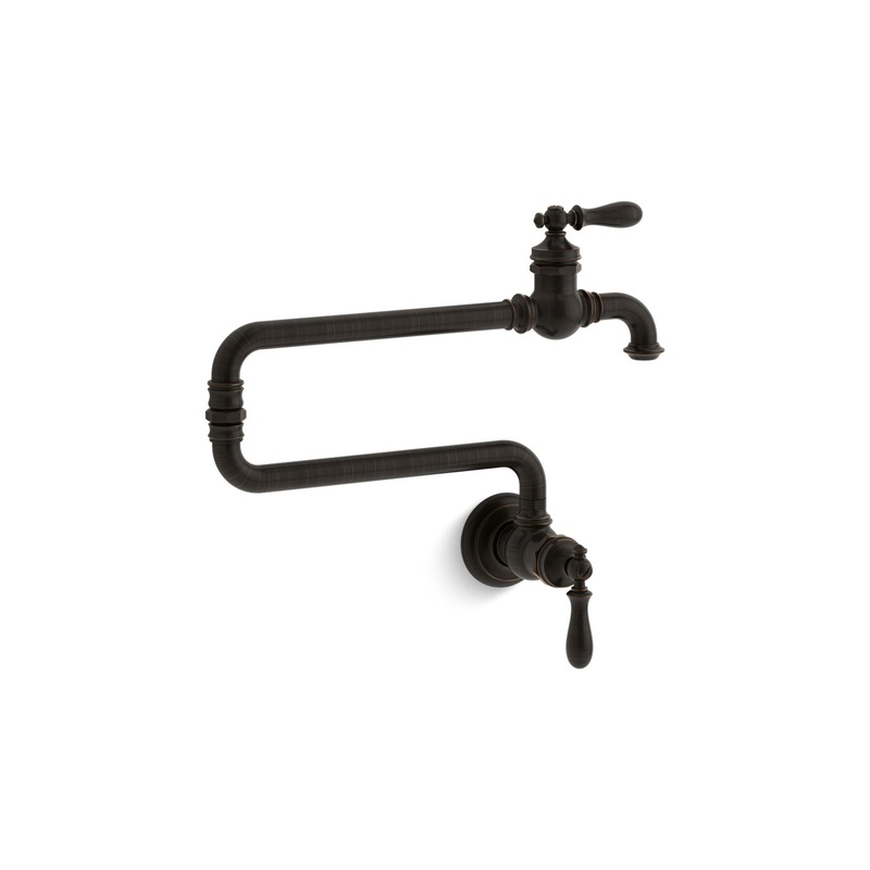 KOHLER K-99270-2BZ Artifacts Wall-Mount Pot Filler In Oil-Rubbed Bronze