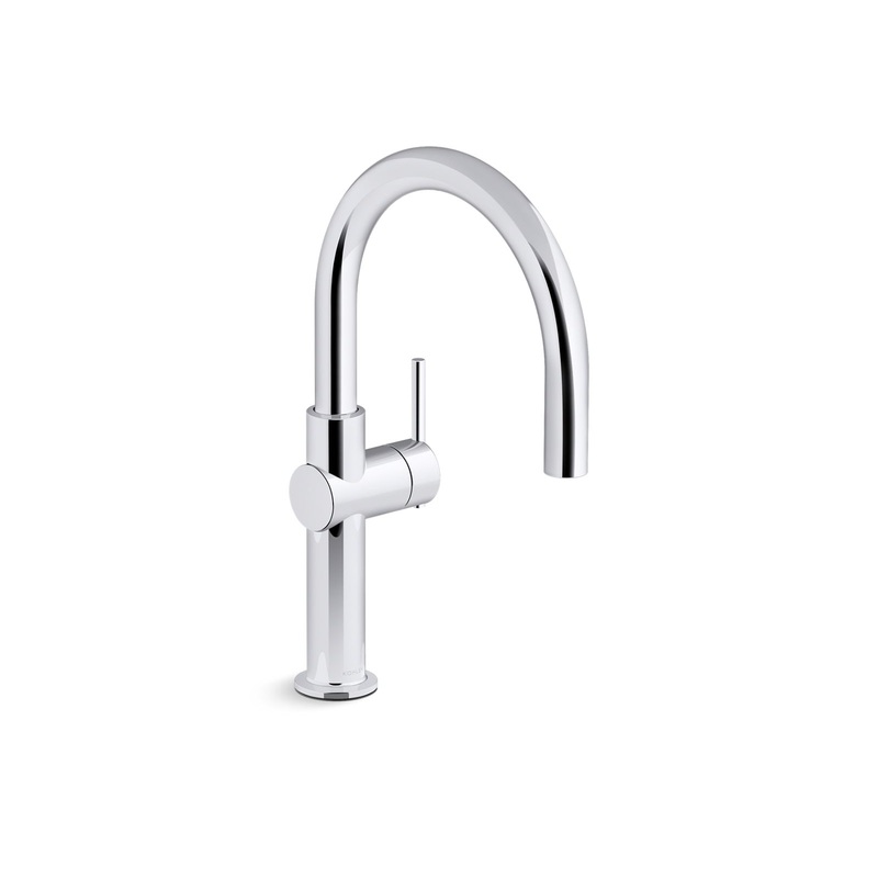 KOHLER K-22975-CP Crue Single-Handle Bar Sink Faucet In Polished Chrome