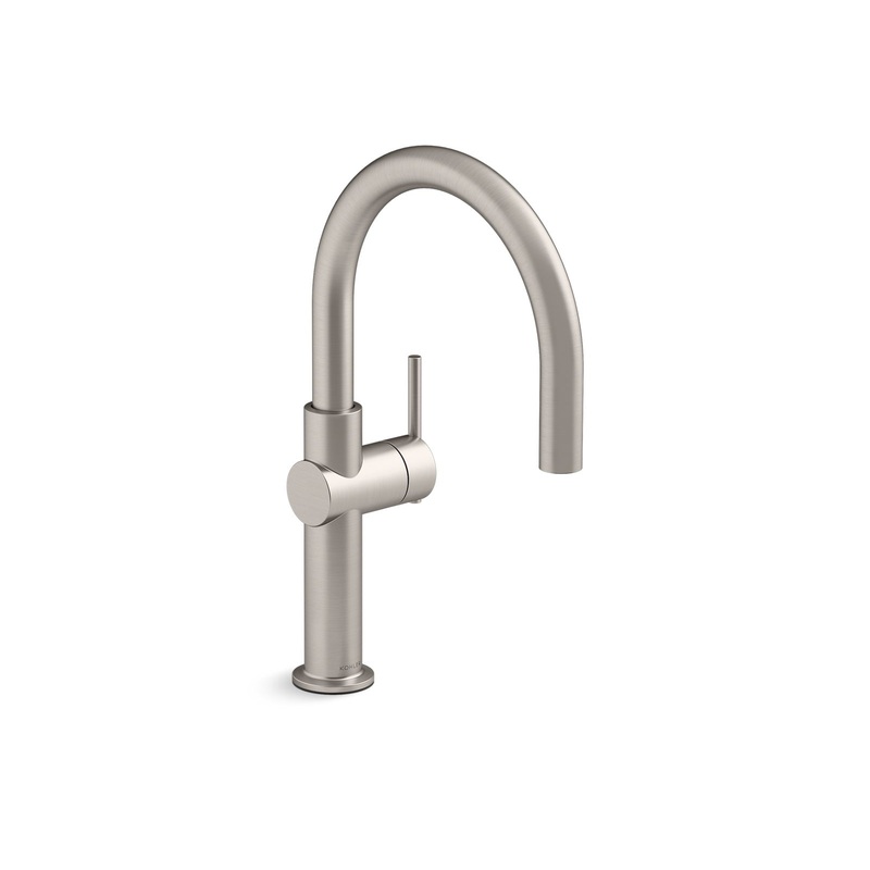 KOHLER K-22975-VS Crue Single-Handle Bar Sink Faucet In Vibrant Stainless