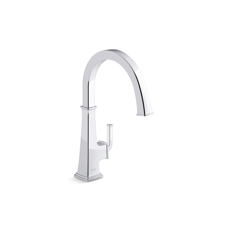 KOHLER K-23833-CP Riff Single-Handle Bar Sink Faucet In Polished Chrome