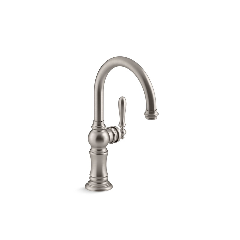 KOHLER K-99264-VS Artifacts Single-Handle Kitchen Sink Faucet In Vibrant Stainless