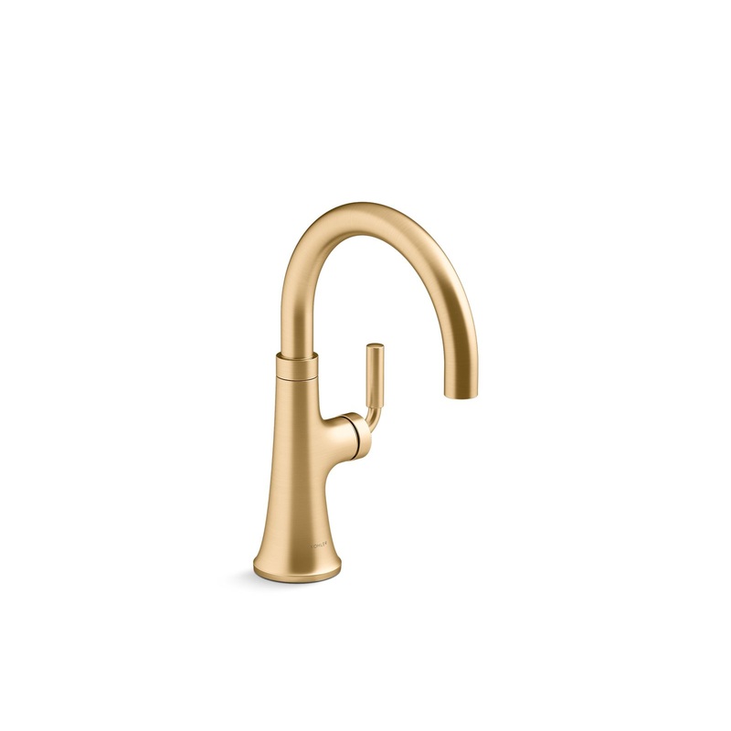 KOHLER K-23767-2MB Tone Single-Handle Bar Sink Faucet In Vibrant Brushed Moderne Brass