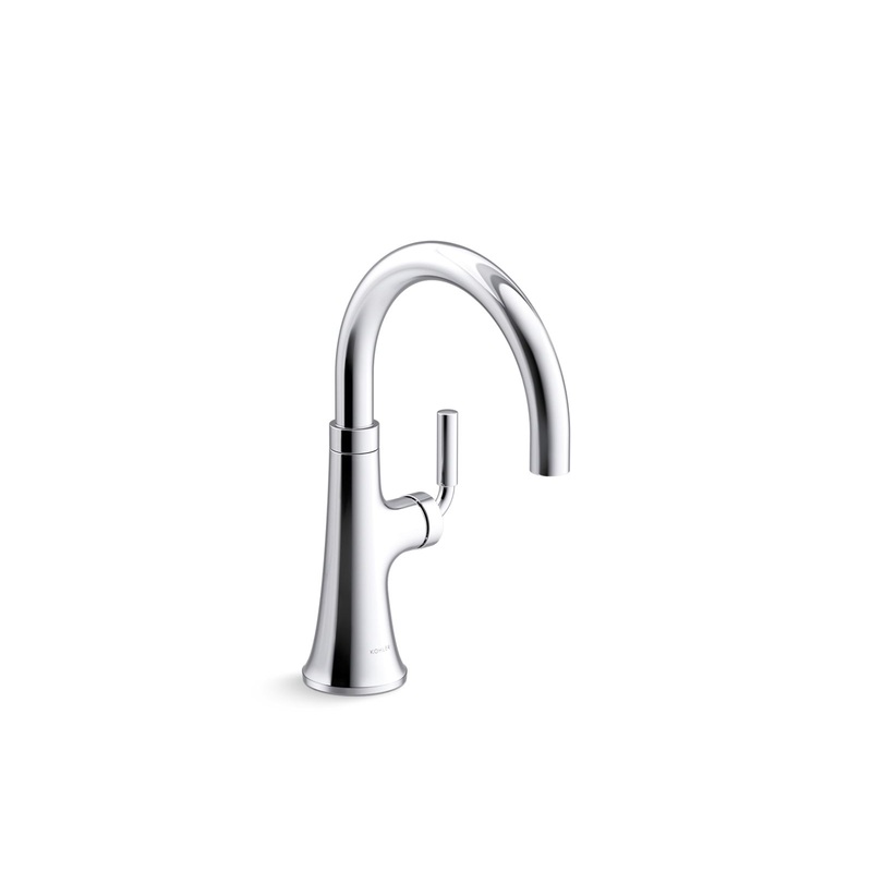 KOHLER K-23767-CP Tone Single-Handle Bar Sink Faucet In Polished Chrome