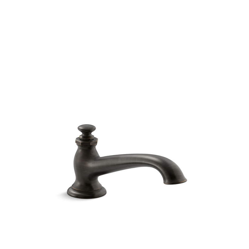 KOHLER K-72777-2BZ Artifacts Deck-Mount Bath Spout With Flare Design In Oil-Rubbed Bronze