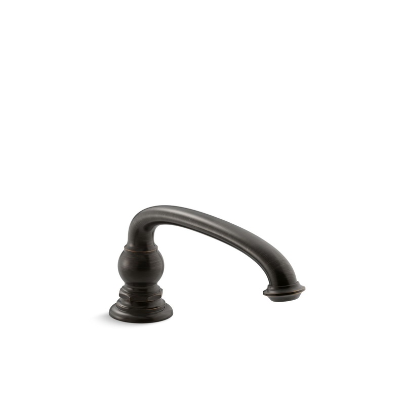 KOHLER K-72778-2BZ Artifacts Deck-Mount Bath Spout With Arc Design In Oil-Rubbed Bronze