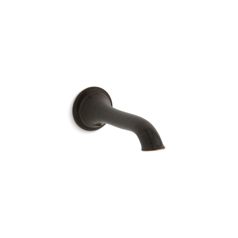 KOHLER K-72791-2BZ Artifacts Wall-Mount Bath Spout With Flare Design In Oil-Rubbed Bronze