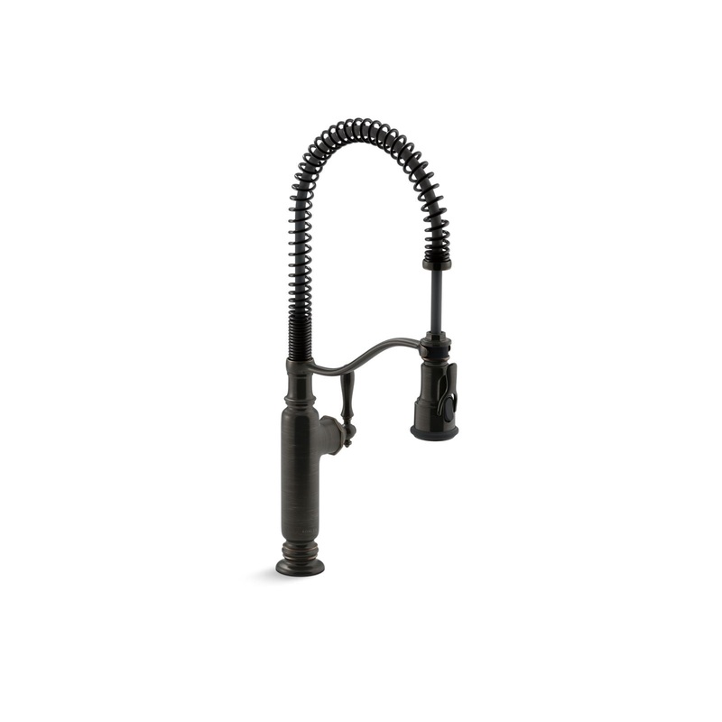 KOHLER K-77515-2BZ Tournant Semi-Professional Kitchen Sink Faucet With Three-Function Sprayhead In Oil-Rubbed Bronze