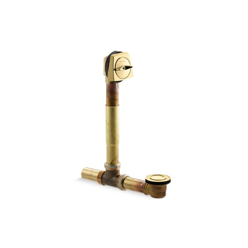 KOHLER Clearflo K-7160-AF-PB Vibrant Polished Brass 1-1/2" adjustable pop-up drain