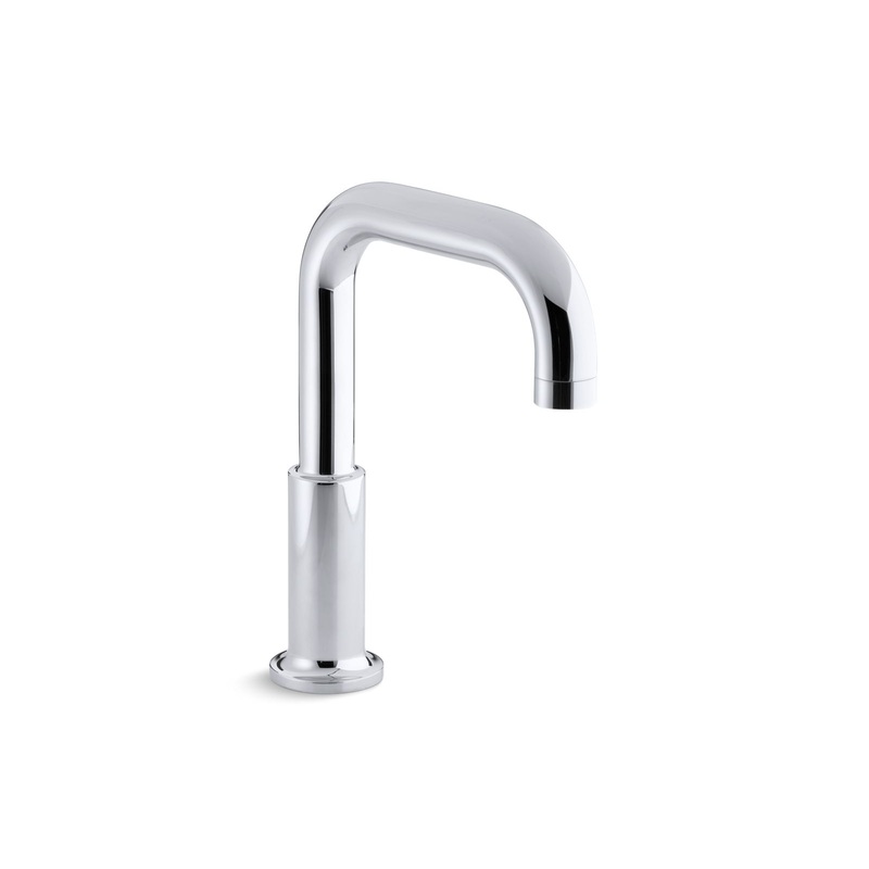 KOHLER K-14430-CP Purist Deck-Mount Bath Spout In Polished Chrome