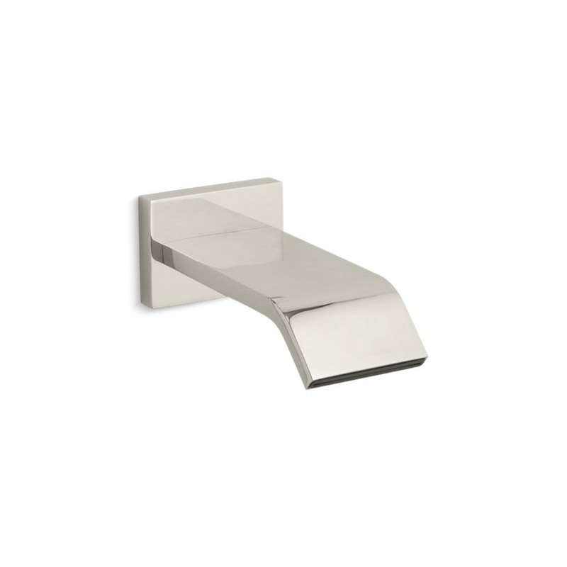 KOHLER K-14676-SN Loure Wall-Mount Bath Spout In Vibrant Polished Nickel