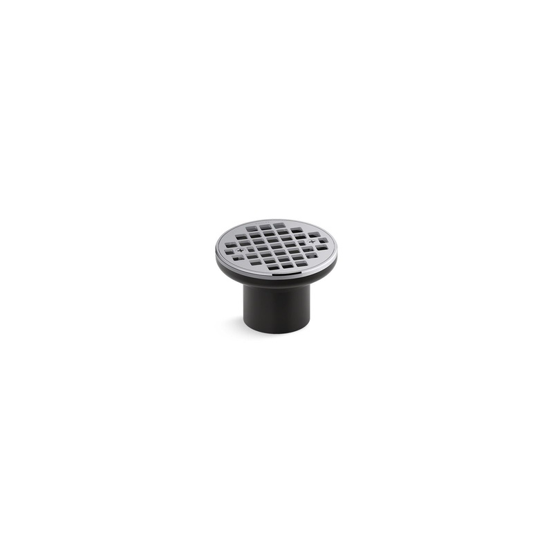 KOHLER K-22666-CP Clearflo Round Brass Tile-In Shower Drain (Drain Body Not Included) In Polished Chrome