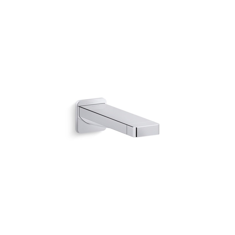 KOHLER K-23510-CP Parallel Wall-Mount Bath Spout In Polished Chrome