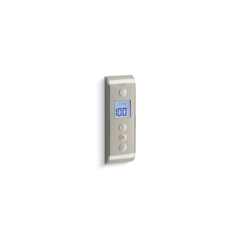 KOHLER K-527-1SN Satin Nickel with Polished Nickel DTV Prompt Digital shower interface, portrait setting