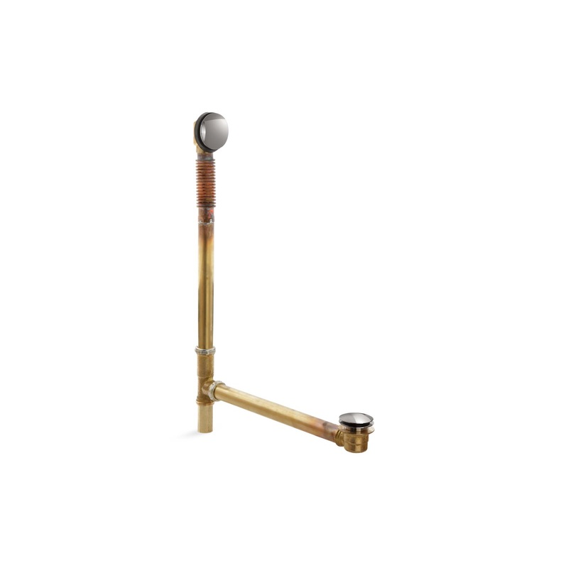 KOHLER K-7265-TT Clearflo Brass Toe Tap Bath Drain In Vibrant Titanium