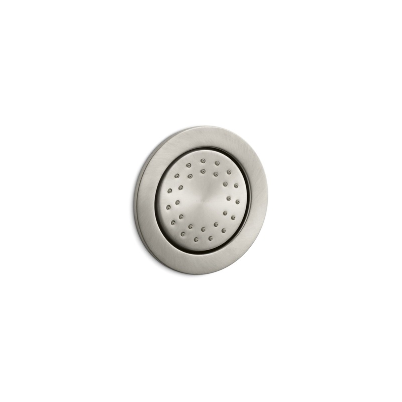 KOHLER K-77119-BN Watertile Round 27-Nozzle Single-Function Body Spray, 1.0 Gpm In Vibrant Brushed Nickel