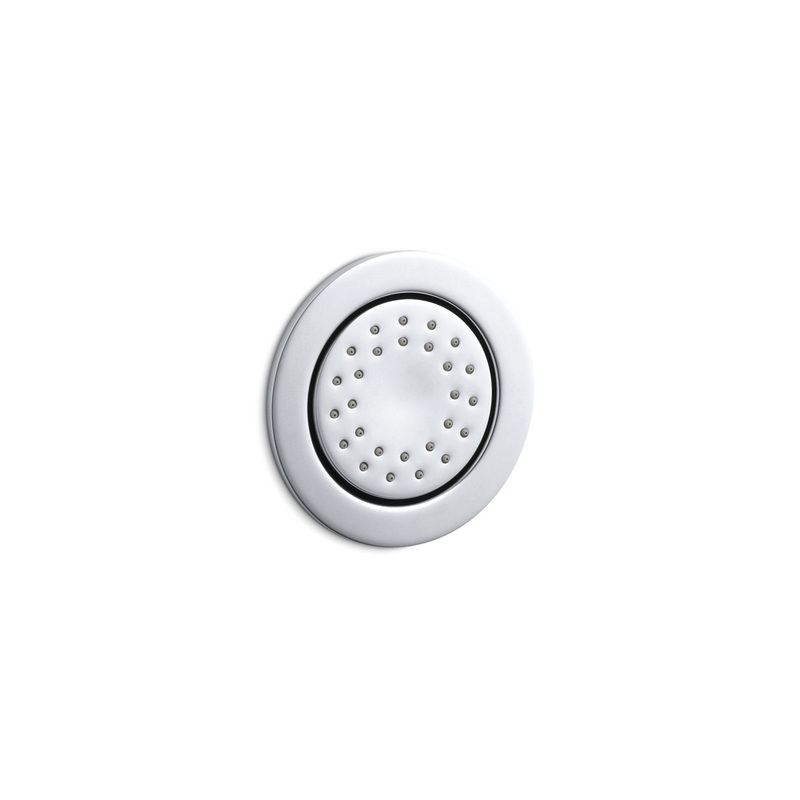KOHLER K-77119-CP Watertile Round 27-Nozzle Single-Function Body Spray, 1.0 Gpm In Polished Chrome