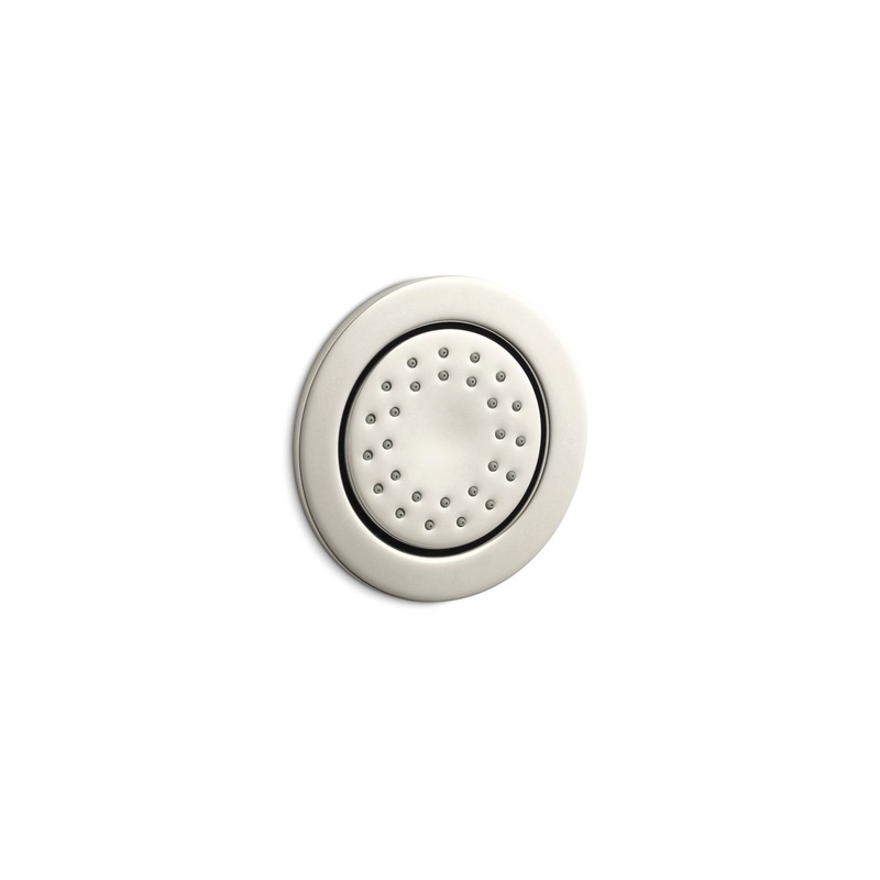 KOHLER K-77119-SN Watertile Round 27-Nozzle Single-Function Body Spray, 1.0 Gpm In Vibrant Polished Nickel